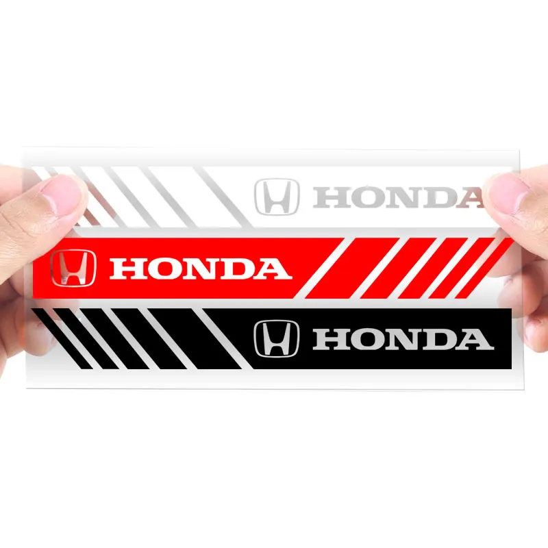 2 قطعة سيارة مرآة الرؤية الخلفية الجانب ملصق لاصق لامع ورائع جسم السيارة لهوندا Cb650r فورزا 125 سيفيك صالح سيتي كراي أكورد CB500