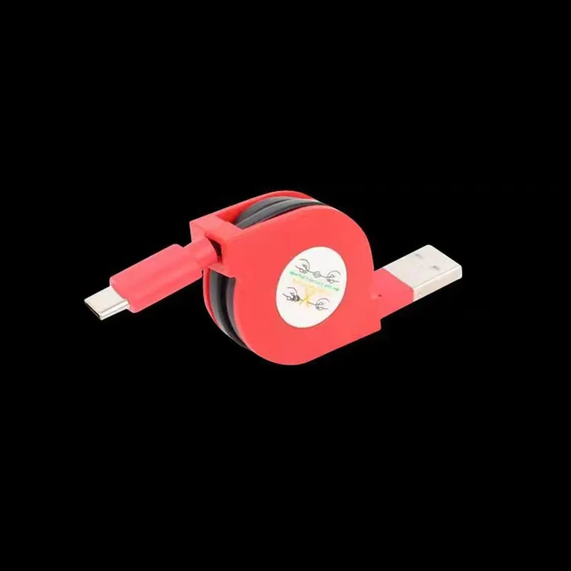 Color Type-c Telescopic Charging Data Cable Computer Phablet USB3.1 Adapter 2A Current