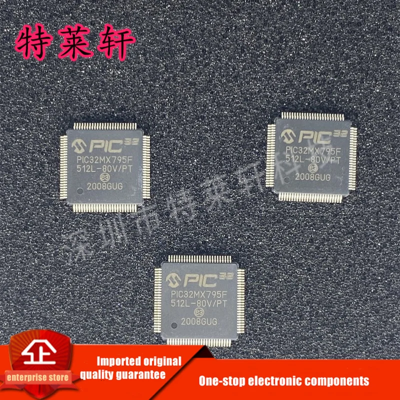 

New Original PIC32MX795F512LT-80V/PT PIC32MX795F512L-80V TQFP100 Microcontroller Chip