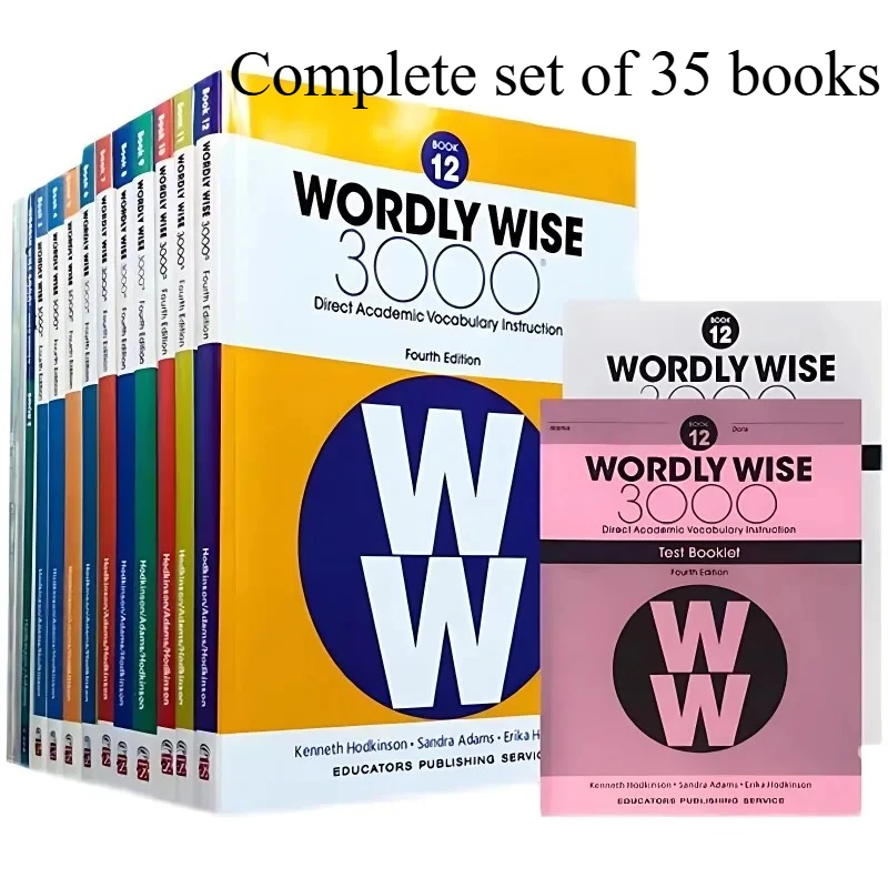 35 Books Wordly Wise 3000 Words: Book Full Set English Vocabulary Extension Teaching Materials TOEFL SAT IELTS
