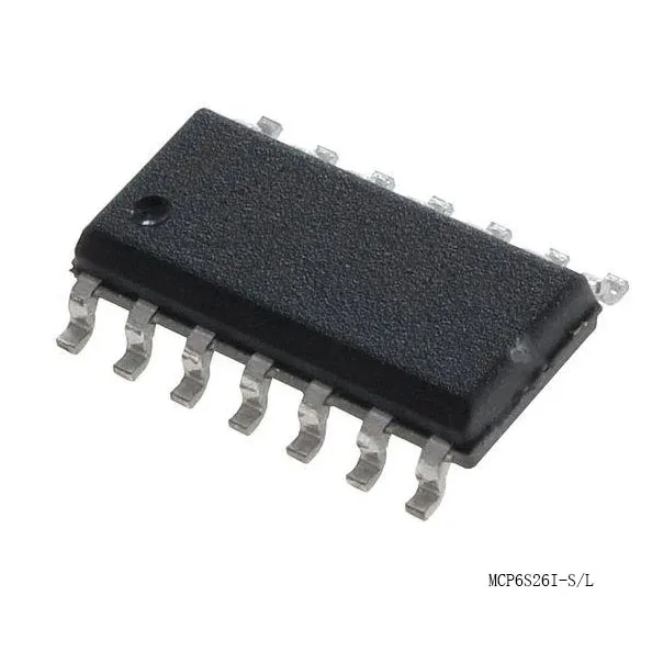 

200PCS New Original MCP6S26T-I/SL SOP14 Amplifier Chip Special Purpose Amplifiers MCP6S26T