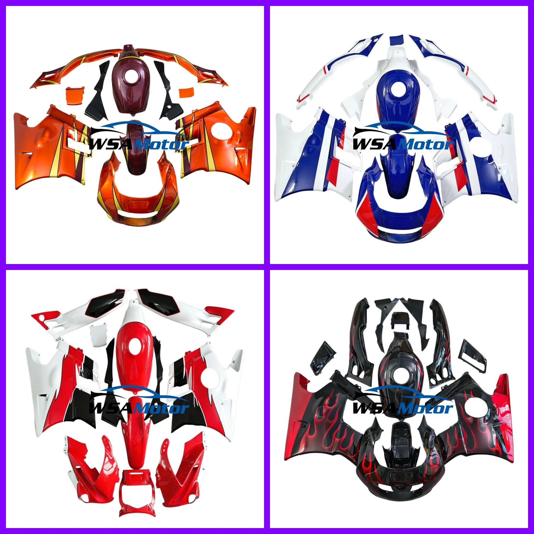 New ABS Motorcycle full Fairings Kit For CBR600RR CBR600 RR CBR 600RR F2 1991 1992 1993 1994 Bodywork fairing set