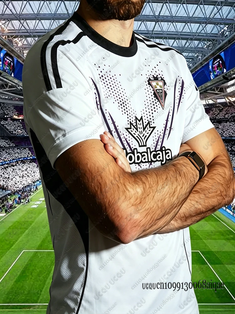 Camisetas de Fútbol para Hombre, Camisetas Deportivas de Secado Rápido, Camisetas de Ciclismo, España Albacete 25-26, Equipación Local y Visitante, Uniforme de Equipo para Adultos/Niños