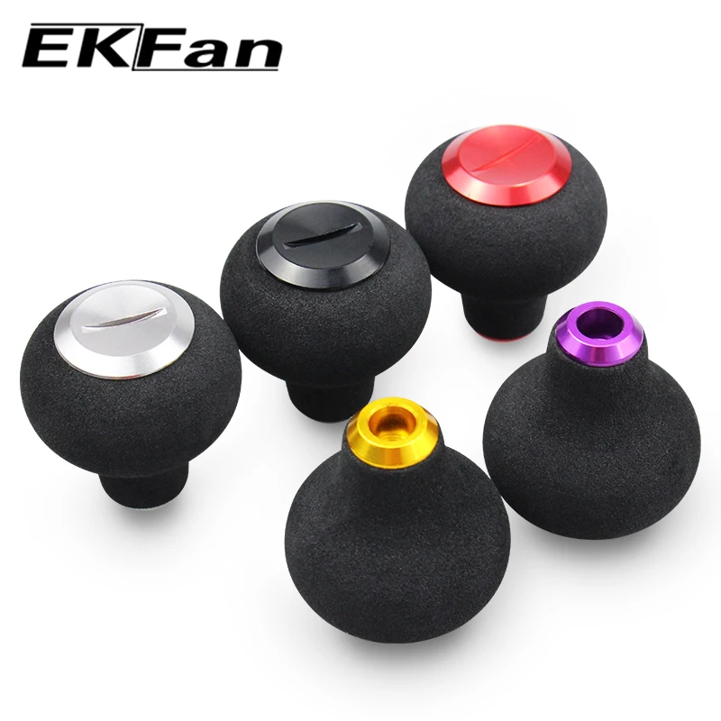 EKFan EVA Material Fishing Reel Handle Knobs For Bearing 35MM Compatible With DAIWA&SHI Below 5000 Series