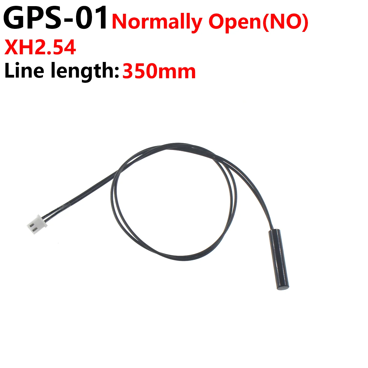 GPS-01/23/30 Rietbuisdraadlengte 350Mm Normaal Open/Normaal Gesloten Nabijheidsschakelaar Kleine Magnetische Schakelaar Plastic Bandkabel