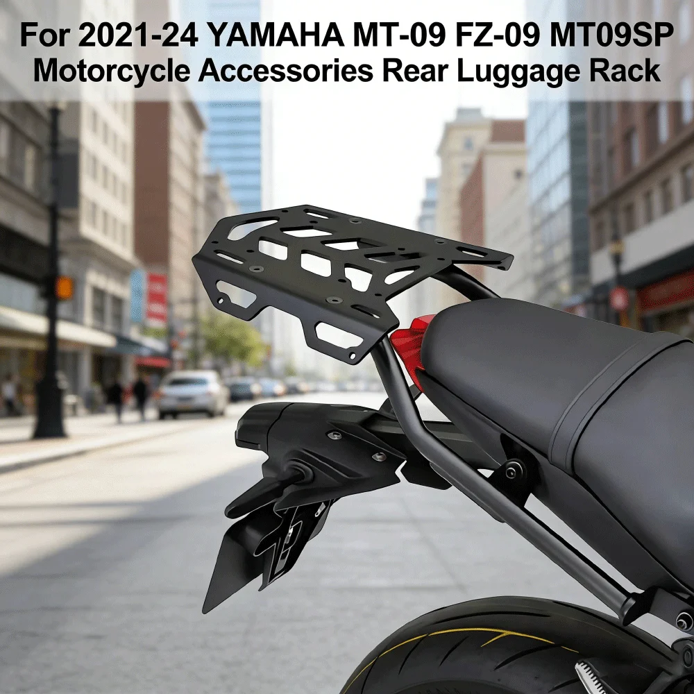 

For 2021-2024 YAMAHA MT-09 FZ-09 MT09SP Motorcycle Accessories Rear Luggage Rack Carrier Case Top Box Shelf Holder Support Fit