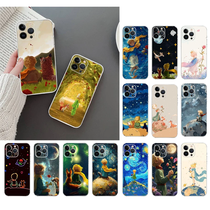 

The Little Prince Phone Case For iPhone 16 15 14 13 12 11 Pro Max Plus Mini