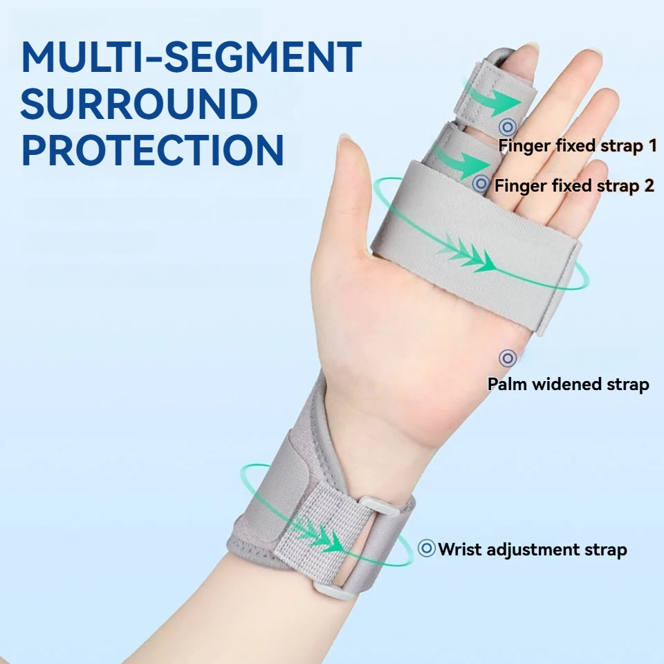 1Pcs Finger Guard Lightweight Comfort Effective And Stable Recovery Multi-Finger Applicable Detachable Aluminum Strip Men Women image 2