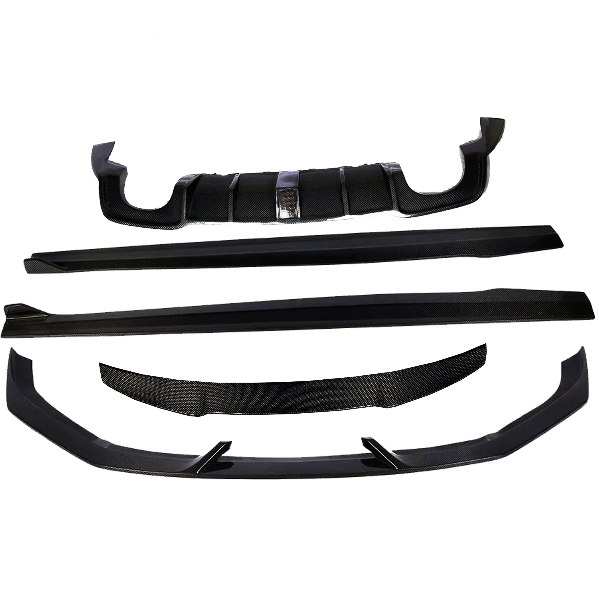 

Carbon Fiber Body Kit for AUDI RS3 Carbon Fiber Wind Spoiler Kit for AUDI RS3 2017-2019 Front Lip+Side Skirts+Rear Diffuser