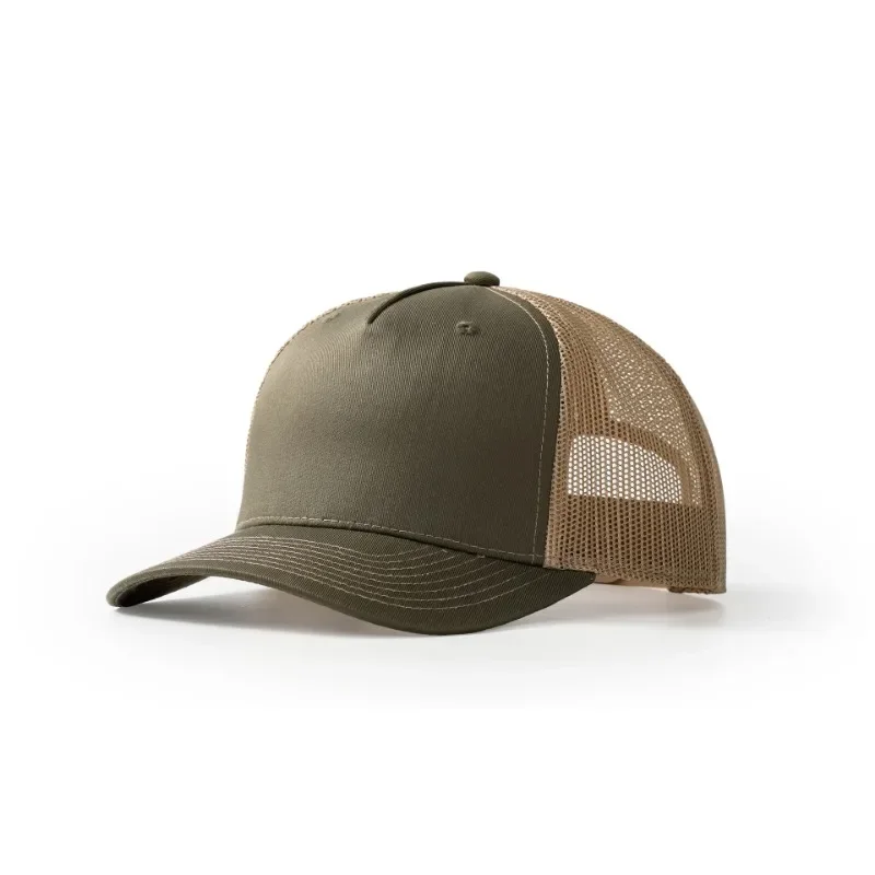 Picture 4: 2024 Printed Logo Micro-curved Brim Mesh Truck Driver Hat Men and Women Outdoor Leisure Breathable Sunshade Sports Baseball Cap