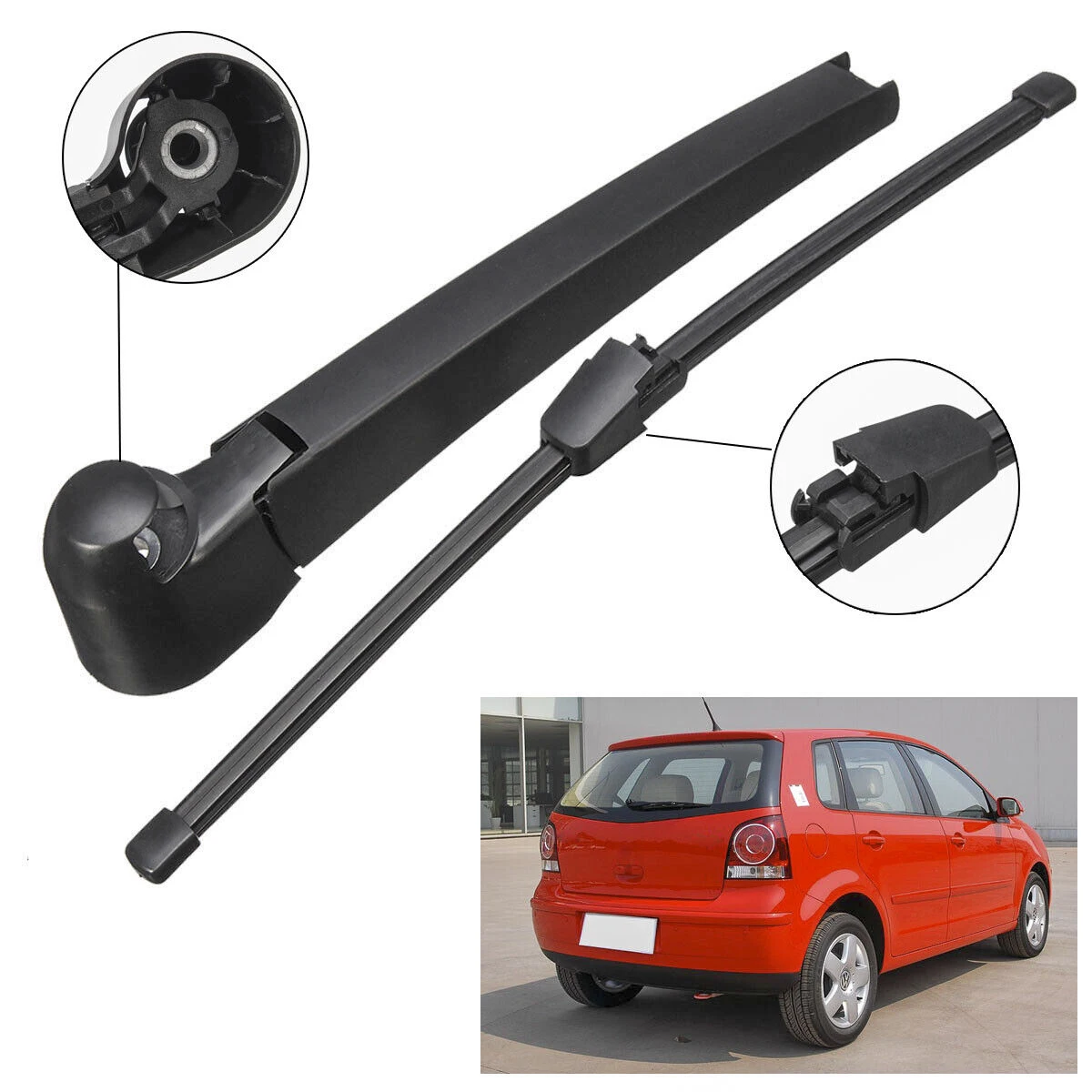 Braço e lâmina do limpador traseiro para VW Passat B6 Estate Combo 2005-2010, pára-brisas, 1 conjunto