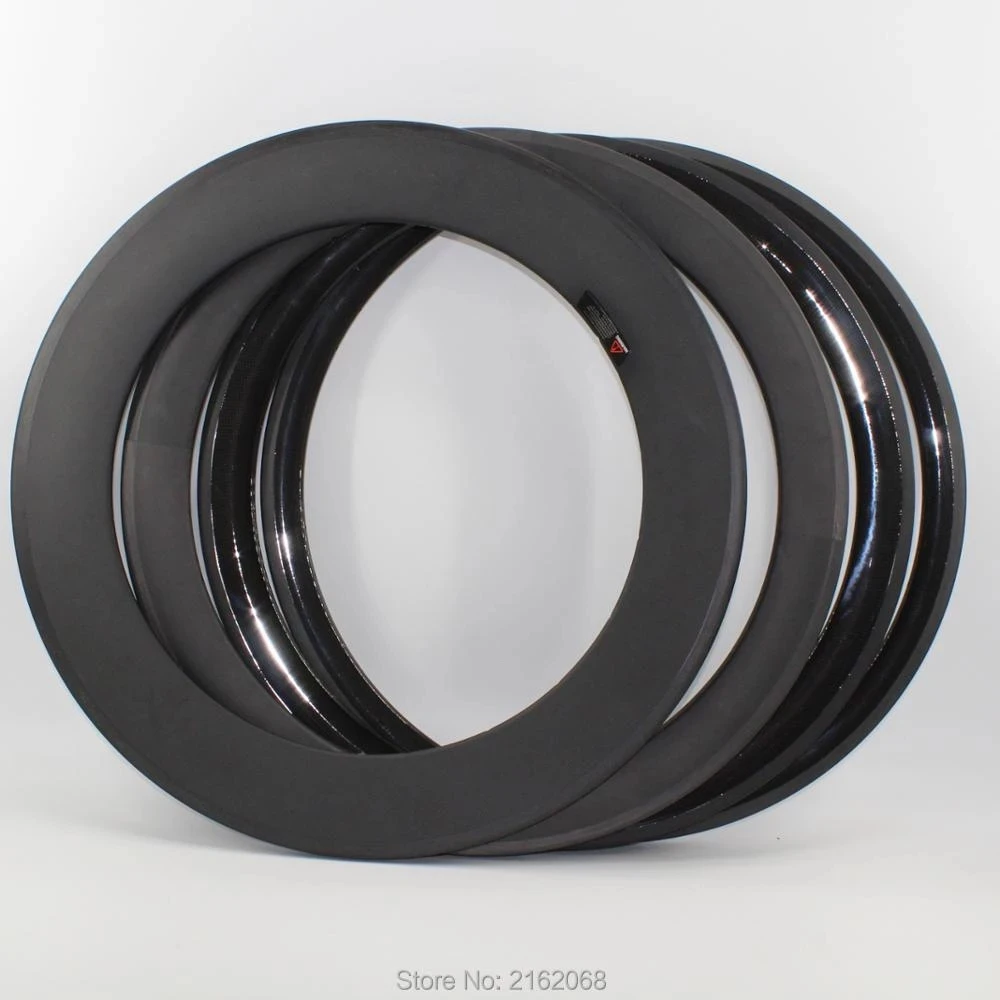 Best 700C Gravel Carbon Fat Bike Rims 25mm Width  88mm Depth Bicycle Wheels Road Bicycle Rims Internal