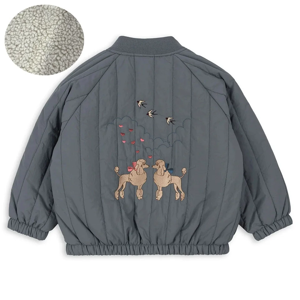 

Fall Winter Baby Boys Cartoon Lambswool Jackets Kids Clothes Toddler Girls Jackets Outerwear Coats Children's Flight Suit Jacket