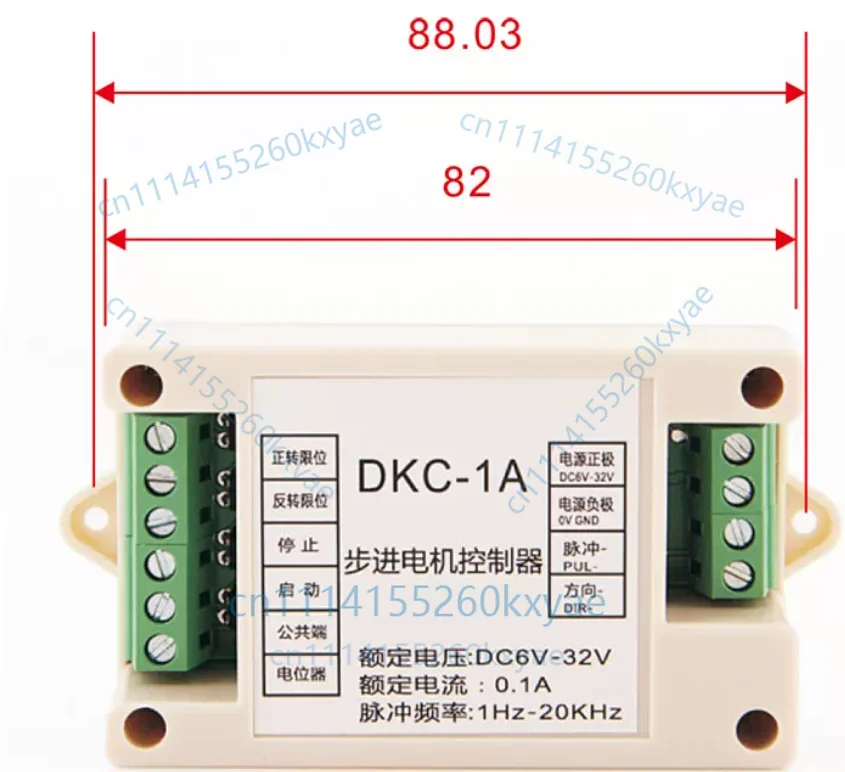 Dkc-1a single-axis stepper motor controller - pulse generator speed controller - forward/reverse