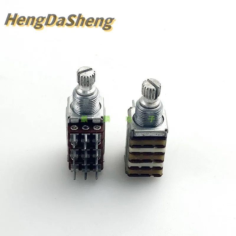 

2Pcs/Lot Type-12 Six-link B5k B50k Fever Amplifier Audio Multi-channel High And Low Volume Potentiometer 50K×6