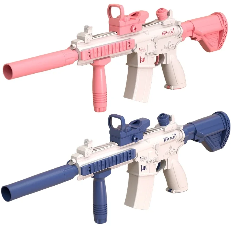 Injetor de água elétrico automático para crianças, Summer Beach Outdoor Fight Games, Fantasy Blaster Shooting Toy para crianças, portátil
