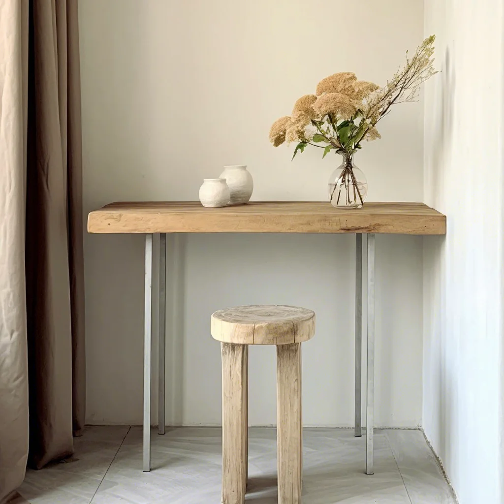 

# Wind Mahogany Log Style Customizable Narrow Long Solid Wood Bar Table For Outdoor Use