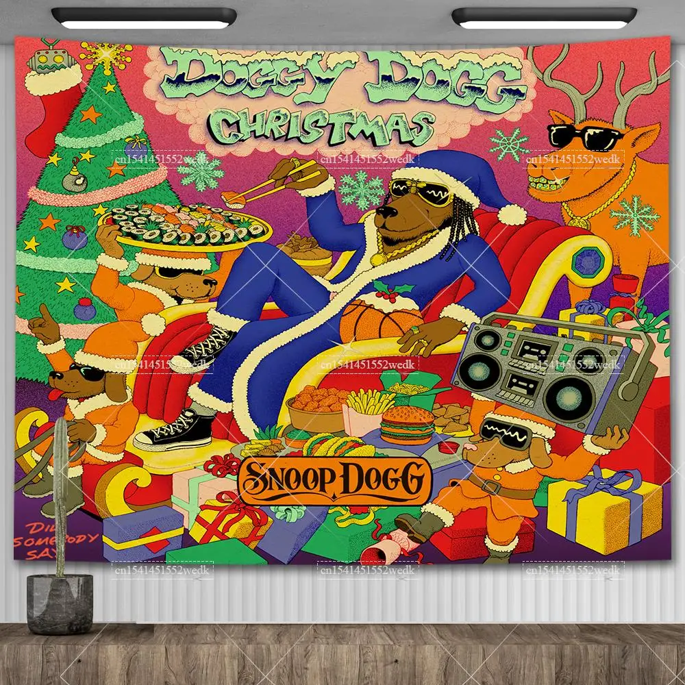 Imagen 7: Snoop Dogg-Póster de música para colgar en la pared, tapiz Kawaii, decoración de habitación, estética divertida, decoración del hogar