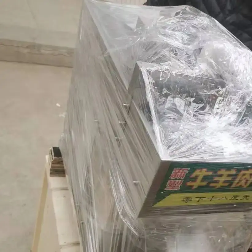Industrial 304 Food Grade Beef And Lamb Roll Forming Machine Commercial Frozen Meat Cutting Machine for Business Use