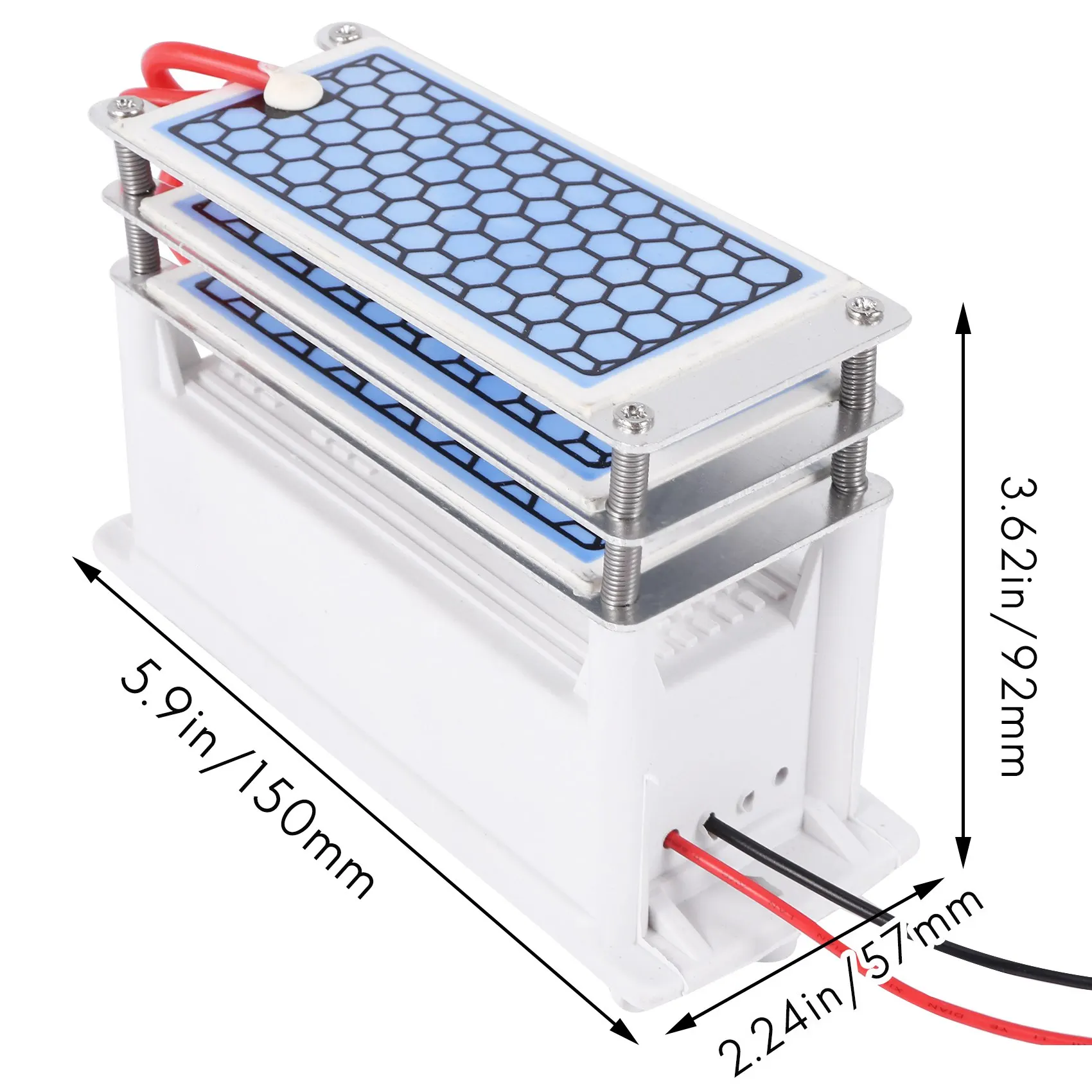 Purificador de aire para el hogar, generador de Ozono de 15G, 220V, Ozonizador, desodorización