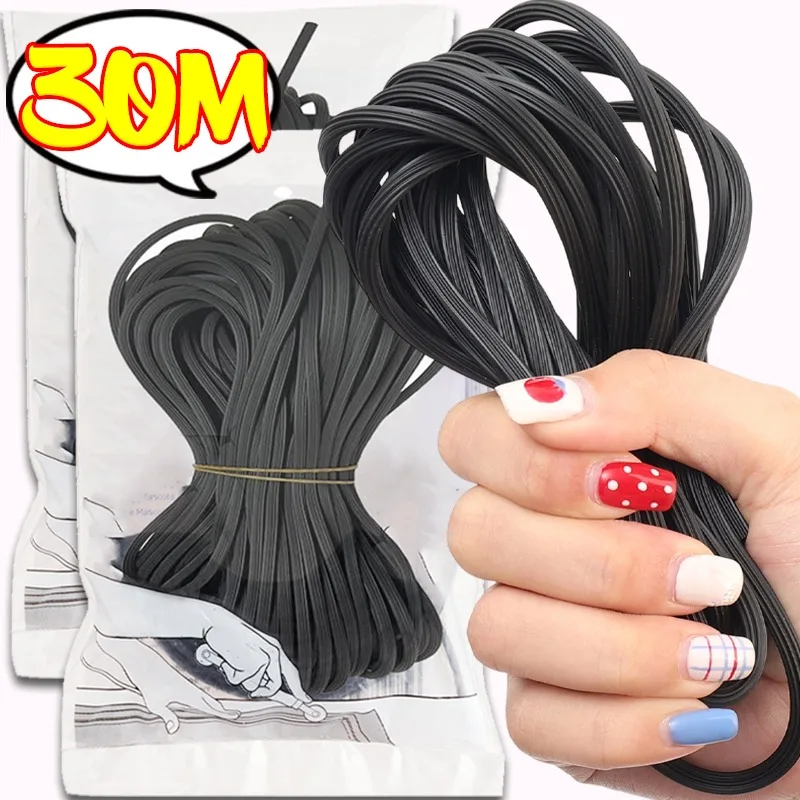 Window Sealing Strip Replacement Screen Door Mesh Strip Window Screen Seal Spline Anti Mosquito Insect Embedded Leather Strips