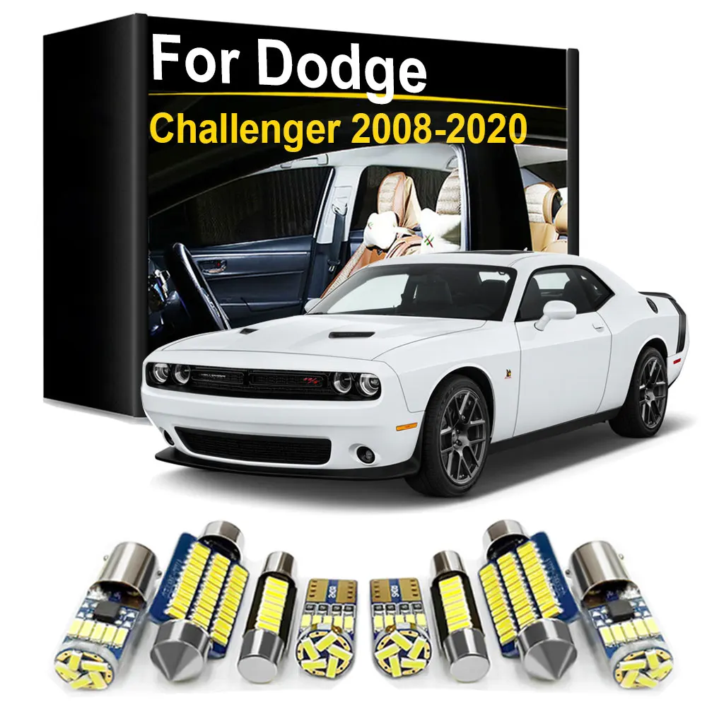Innen-LED-Licht-Kit Canbus für Dodge Challenger 2007 2008 2009 2010 2011 2012 2013 2014 2015 2016 2017 2018 2019 2020