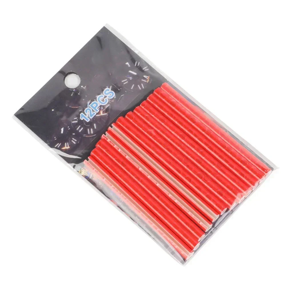 12PCS/Bag Bicycle Wheel Spokes Reflective Sticker Tube Strip Notice Light DIY 7.5cm MTB Cycling Reflector Reflective Safety Kit