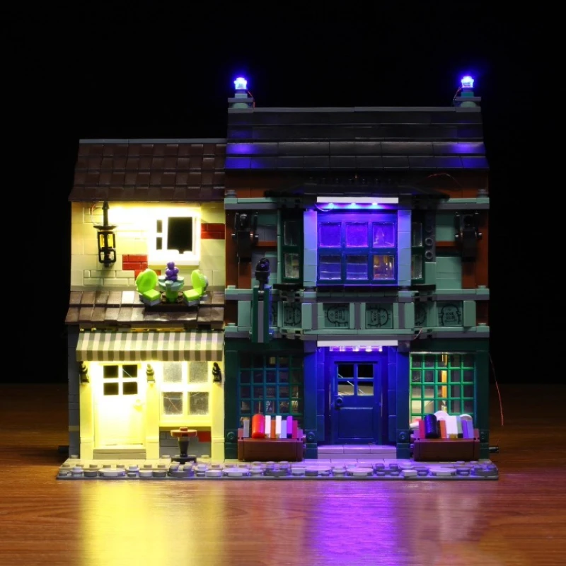 Led-lichtset geschikt voor Diagon Alley 75978 City bouwstenen decoratieve lamp (niet inbegrepen modelstenen)