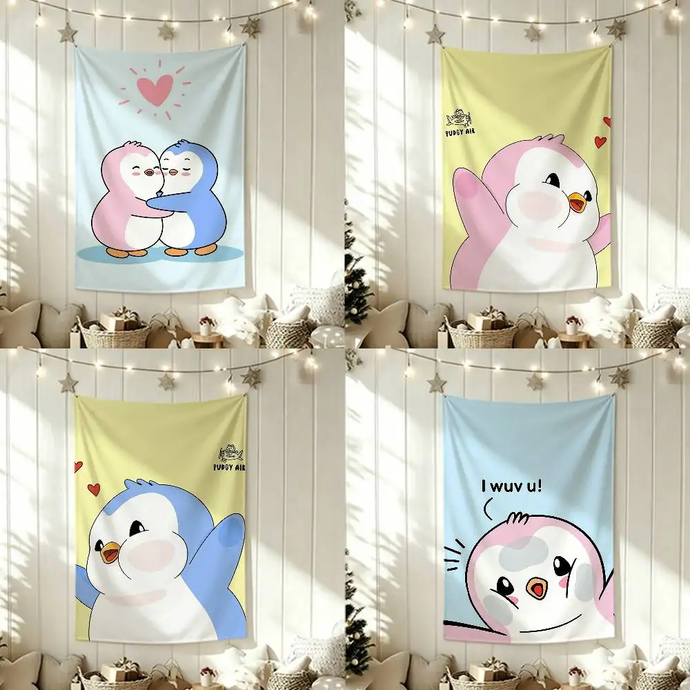 P-Pudgy P-Penguin CUTE Flags Wall Hanging Tapestry Outdoor Garage Room Decorative flag Background Blanket