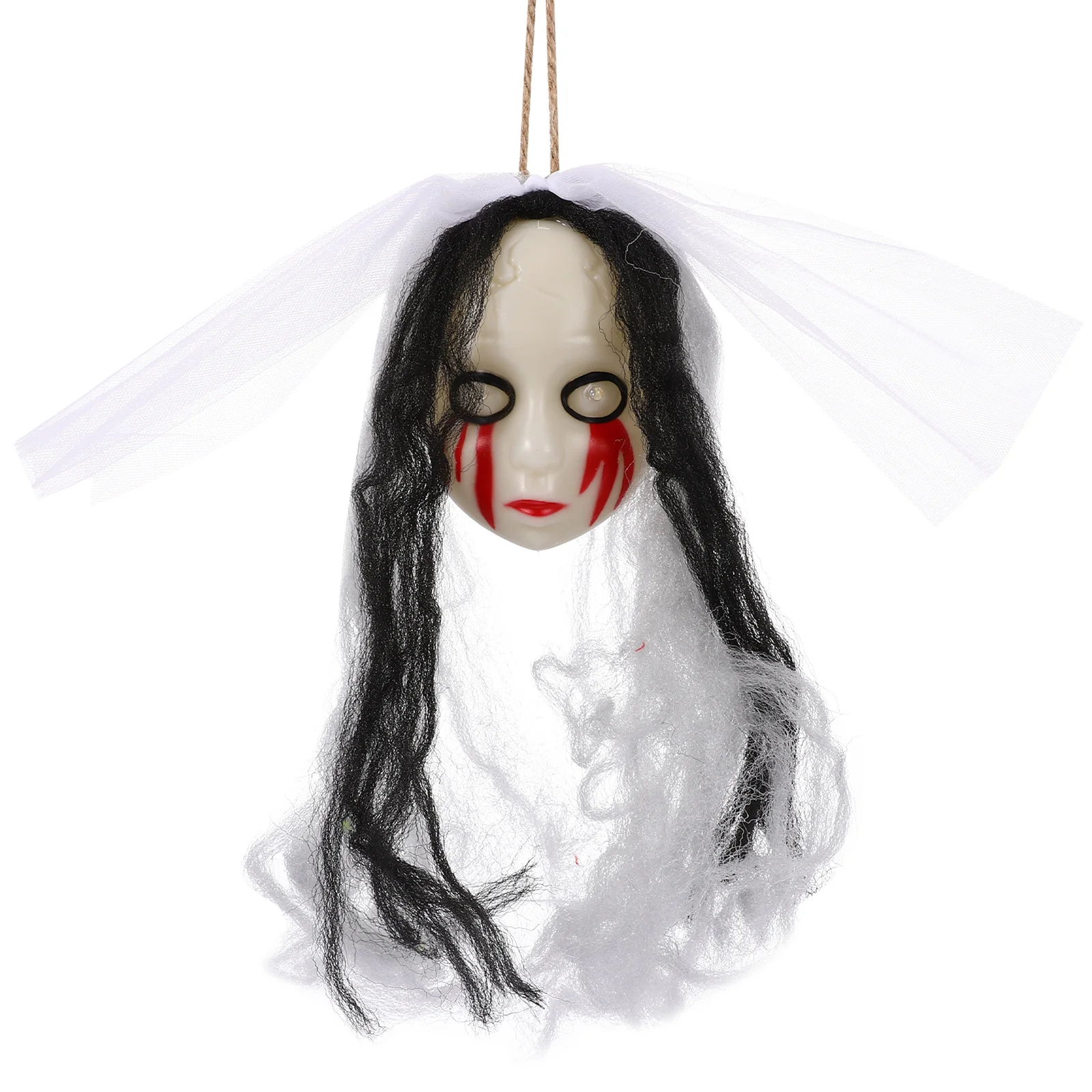 

Halloween Glowing Bridal Ghost Hanging Decor Windsock Pendant Festival Party Supplies Horror Themed Home Office Cafe Hotel