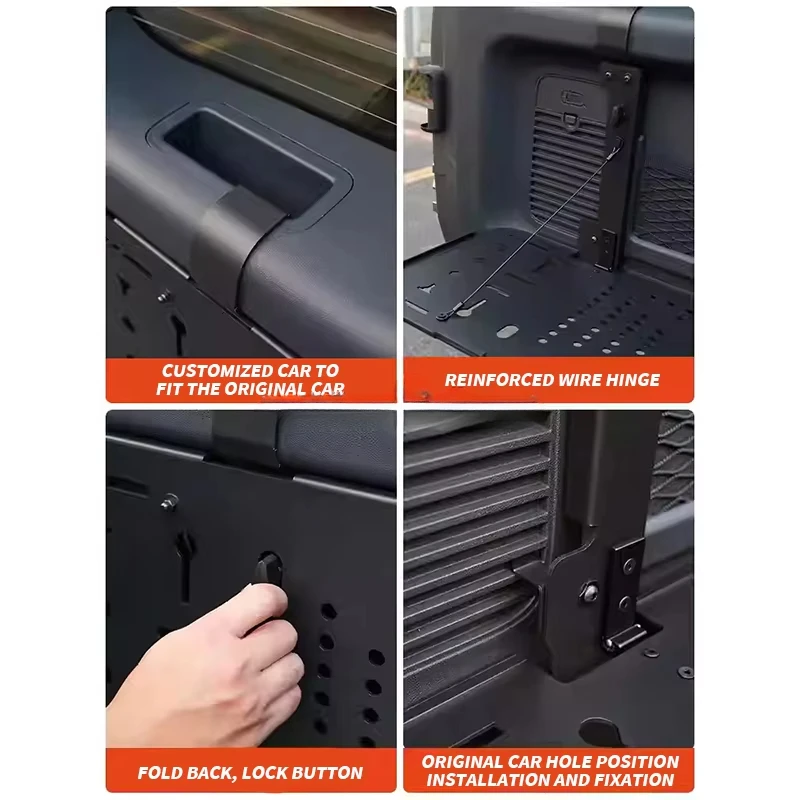 Folding Tailgate Storage Rack for BYD Leopard 5 2025 - Image 6