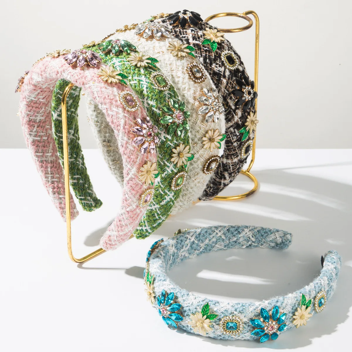 nova-tiara-de-tecido-com-flores-xiaoxiangfeng-tiara-feita-a-mao-presilha-de-cabelo-retro-super-brilhante-com-strass