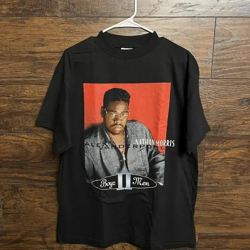 Vtg Boyz Ii Men T Shirt Alex Vanderpool Nathan Morris L