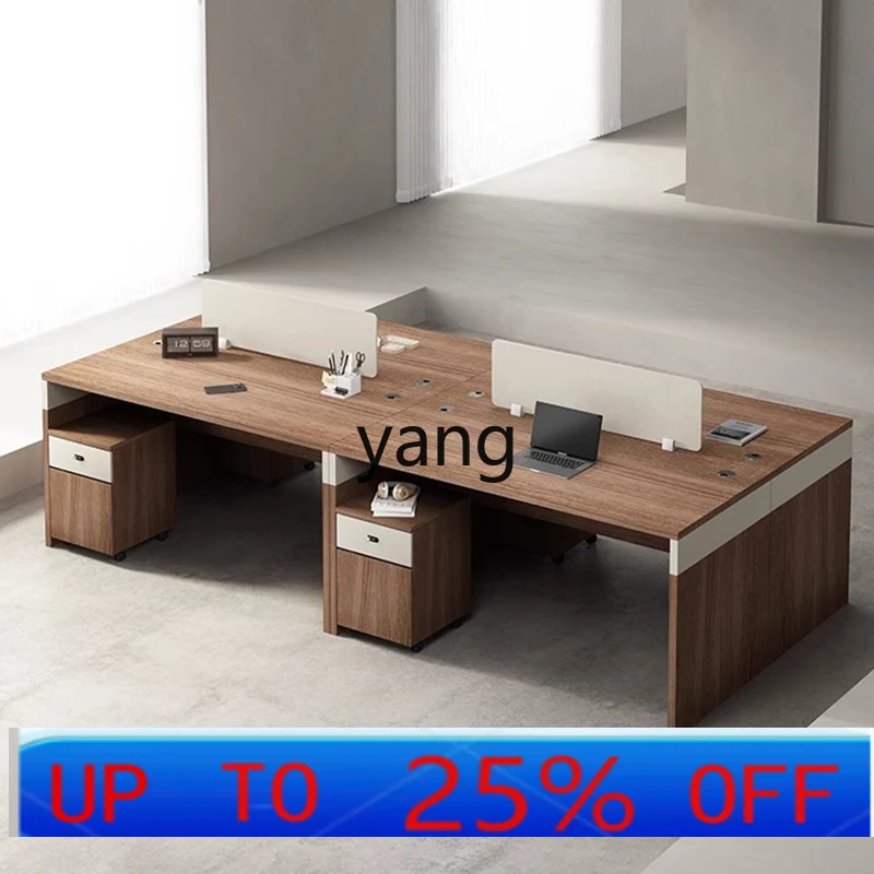 LH Office Workbench Screen Card Seat Staff Desk 2 Seat Combination
