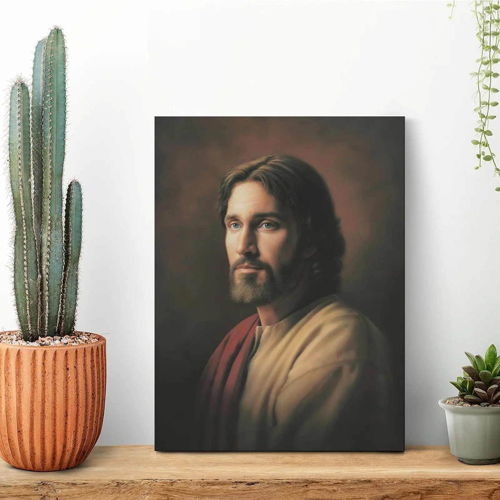 イエス・キリスト-キャンバス絵画-パブプレート-クラシックシネマ-シネマデザイン-額入り壁画