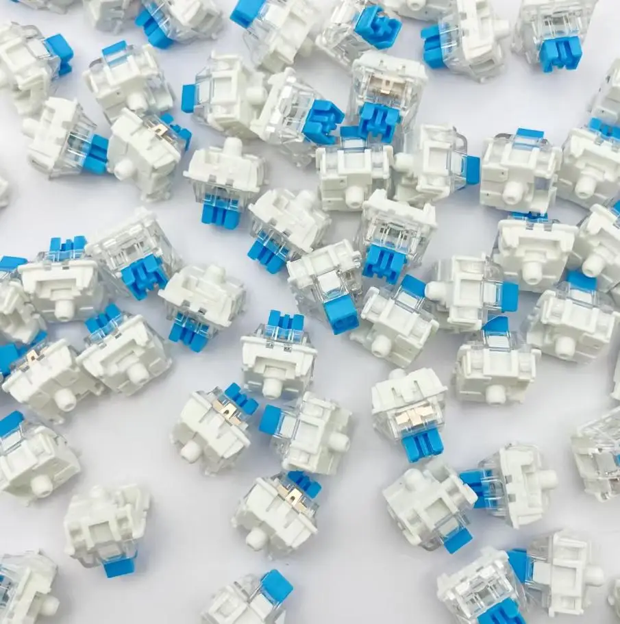 Mini Fidget Clicker Mechanical Key Switch 100Pcs Quiet Operation for Keyboard Key Replacement Office Stress Relief
