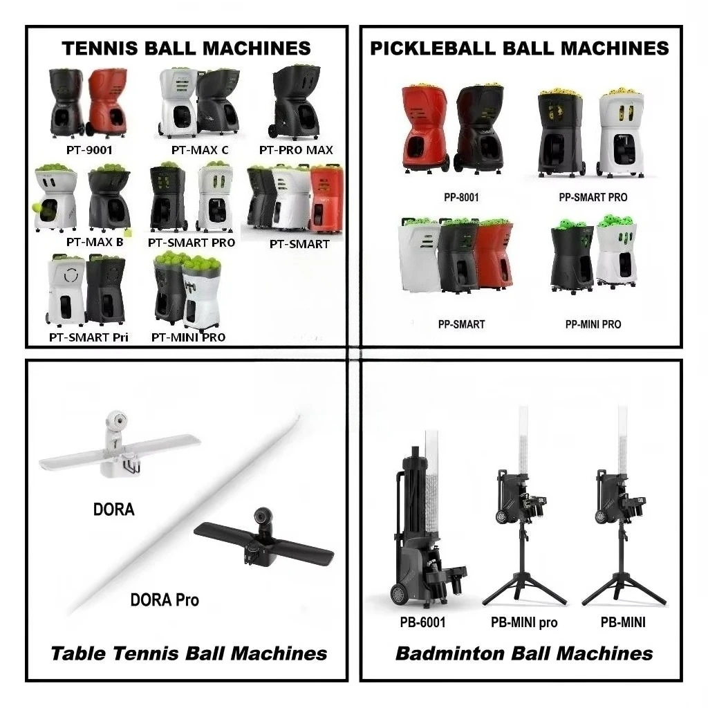 PUSUN PB-MINI PRO Professional Badminton Ball Machine Automatic Shuttlecock Launcher Portable Feeding Robot for Backyard Drills