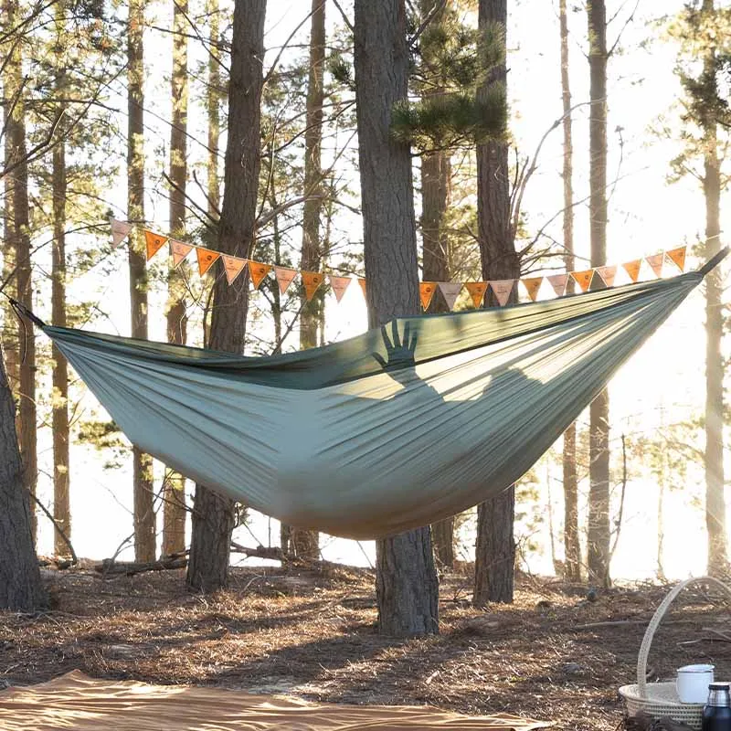 Hamaca de viaje para salón Colgante, columpio al aire libre para caza, sol, triángulo, terraza, balcón, Silla para dormir, suministros de campamento