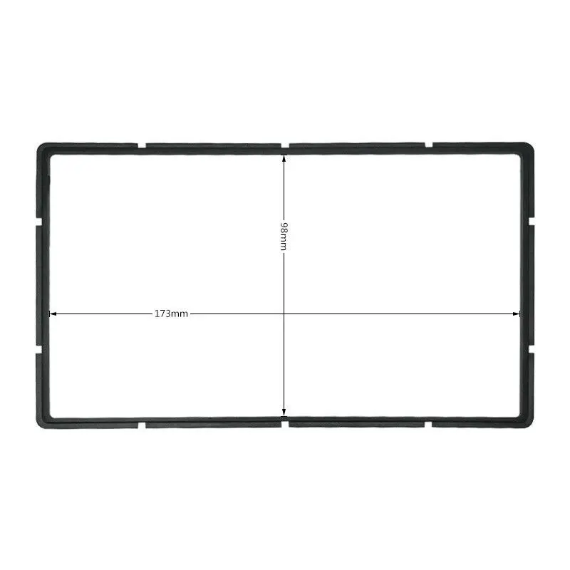 Car Stereo Radio Fascia Frame, Placa de Interface 2DIN, Painel Traço Guarnição para Ford Escape 2008-10 Mazda Tribute 2006-08