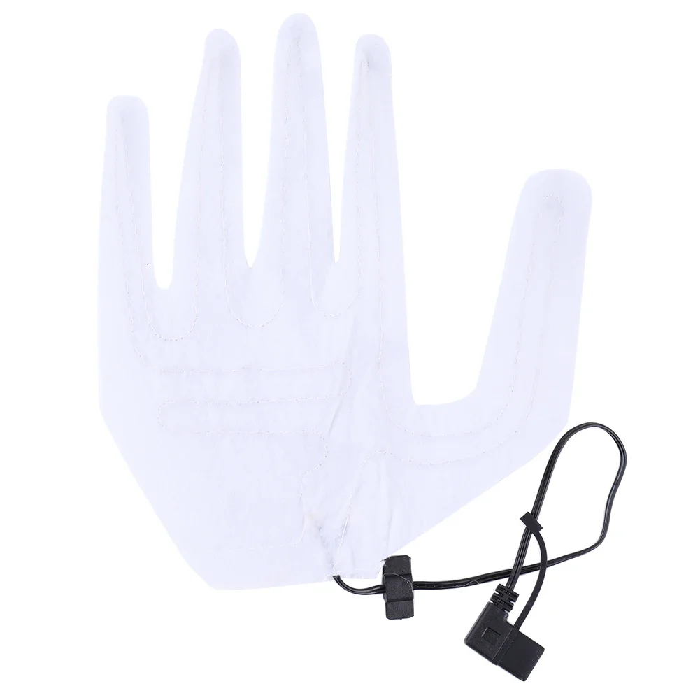 Almofada de aquecimento mão mais quente presente de natal usb luvas aquecidas almofada inverno quente luvas de cinco dedos almofada de aquecimento para caminhadas de esqui ao ar livre