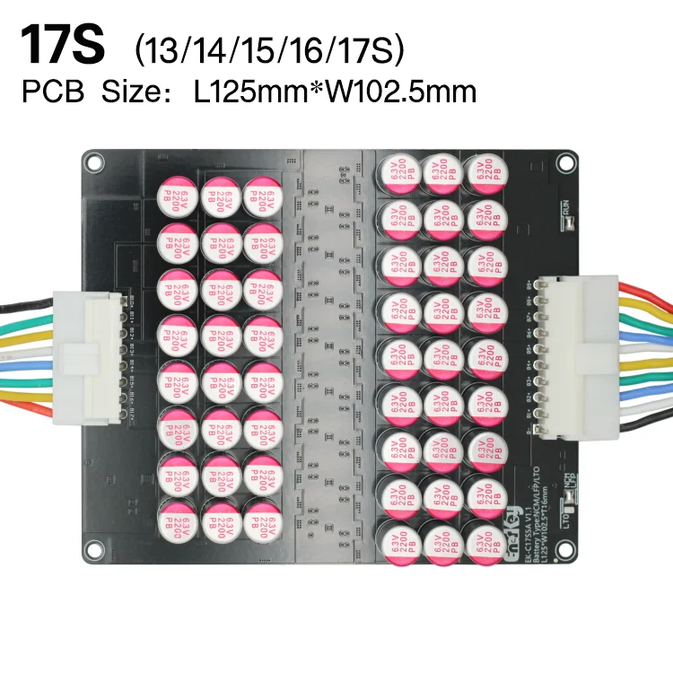 Enerkey Lifepo4 Actieve Equalizer Balancer 5A 3S 4S 5S 6S 7S 8S 10S 12S 14S 16S 17S 21S Lipo/Lifepo4/LTO Batterij Energiecondensator