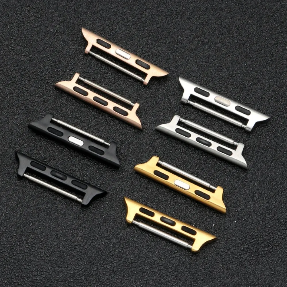 Watch Band Connector Adapter With Spring Bar For Apple Watch S11 10 9 8 7 6 5 4 3 2 1 SE Fits 3849mm Stainless Steel Part