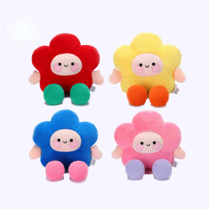 Hot 35 cm simpatico cartone animato simulazione sole elfo cuscino fiore giocattoli di peluche divano camera decro regalo di Natale regalo di compleanno per bambini