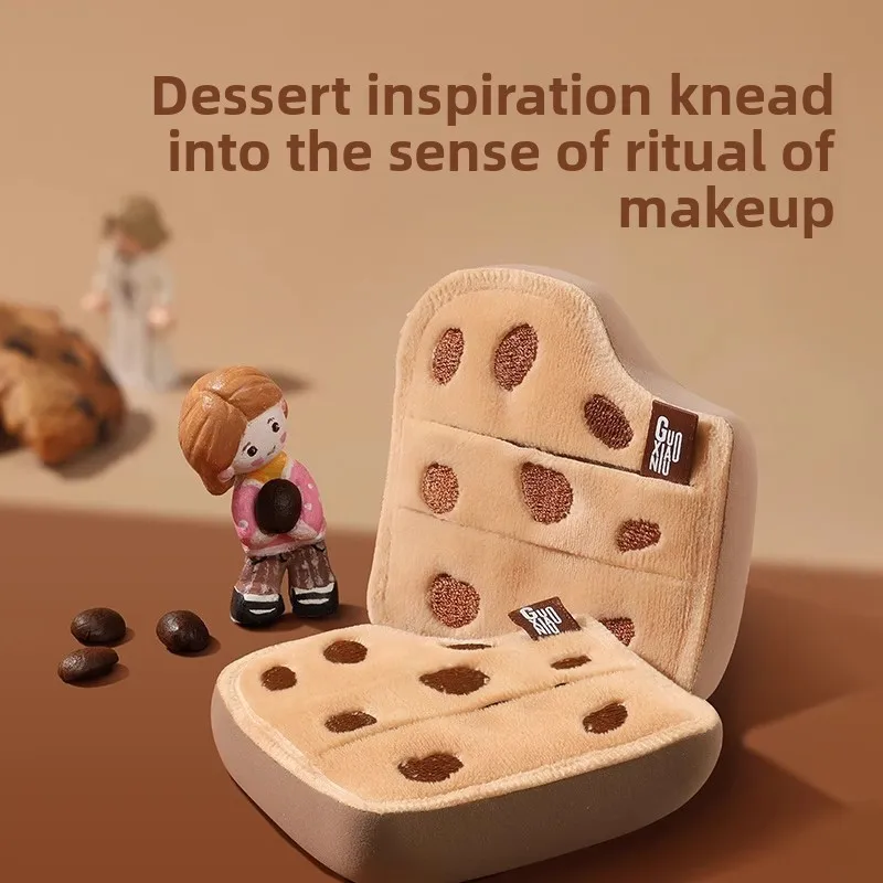 Guoxiaoniu クッキー マシュマロ エア クッション パウダー パフ ウェットとドライの両用 パウダーなし エア クッション 化粧品綿