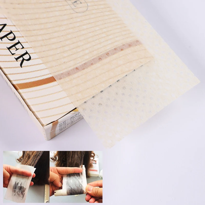 400sheet /Box Salon Hair Perming Paper Hair Curler Salon Temperature Resistant Blanching Perm Paper Electric Hair Curls Paper