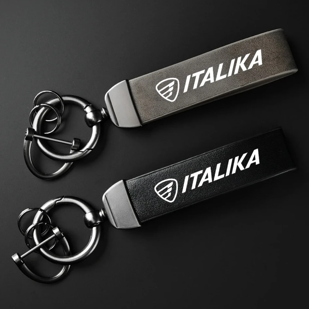 High-Grade Carbon Fiber Motorcycle Keychain Holder Keyring For ITALIKA 125 Z 150 SZ 150 200 250Z AT110 AT125 RT Accessories