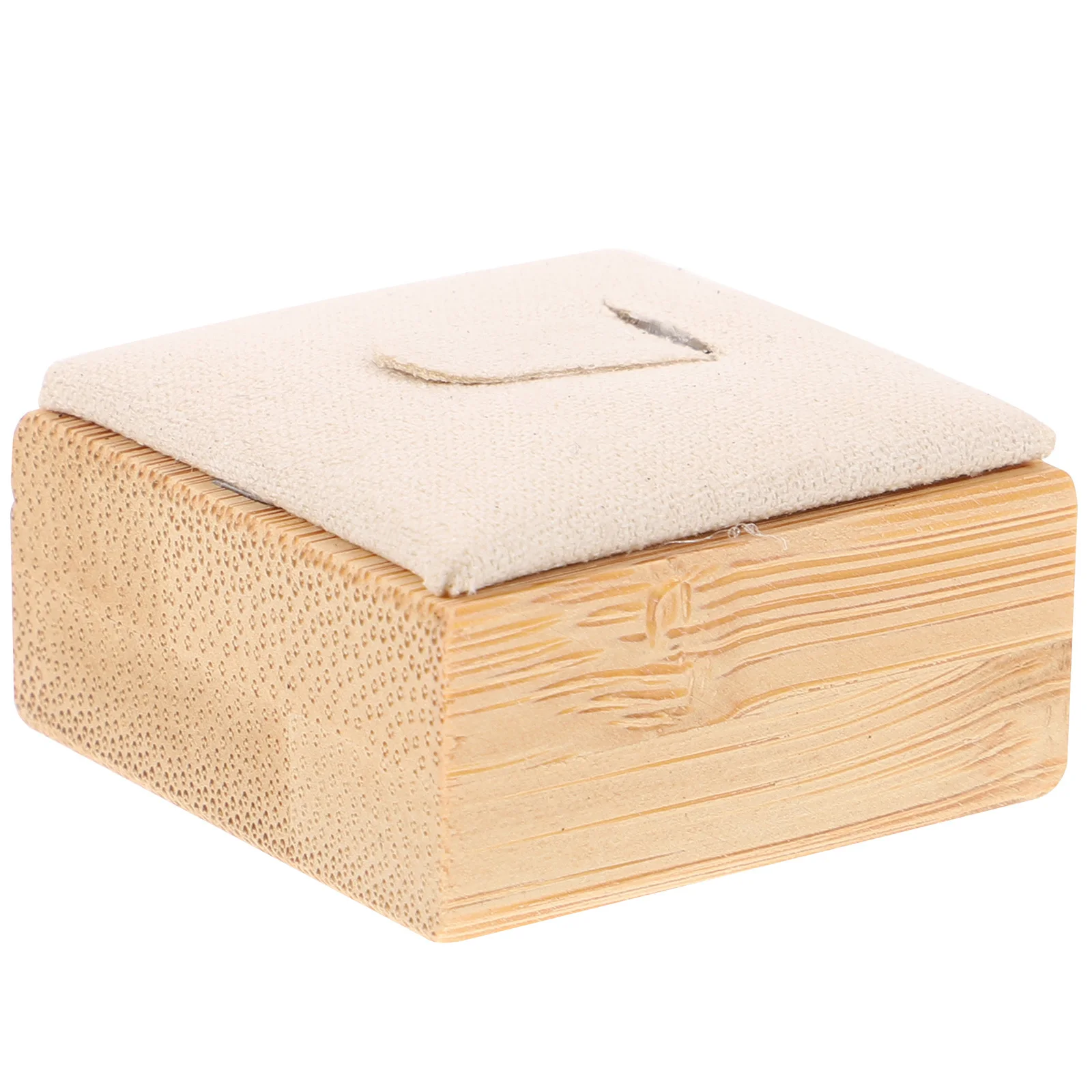 

Бамбуковый органайзер для колец, небольшой минималистичный держатель для ювелирных изделий для туалетного столика, ванной комнаты, спальни, коллекционный держатель для колец