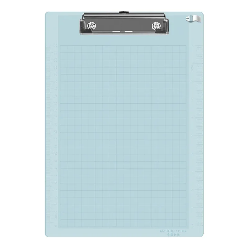 A4 Candy Color Multifunction Folder File Clipboard Plywood Student Writing Pad Clips Board Organizer For School & Office