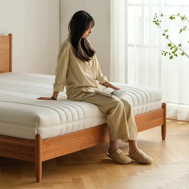 Independent spring mattress household Thai latex mattress 1.8m bed removable and washable