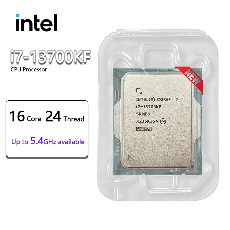 Intel Core i7-13700KF i7 13700KF CPU processor LGA 1700 New but without cooler